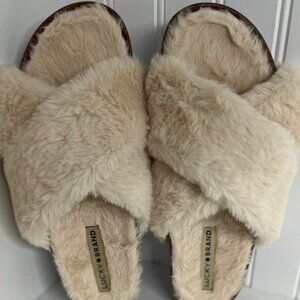 Lucky Brand Marana Furry Slide Size 7